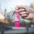 Pepper Spray with Key Ring, Supports NBCF, Pink
