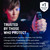 Police officer demonstrating SABRE pepper spray, the #1 brand used by law enforcement for self-defense