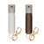 Mighty Discreet Pepper Spray with Snap-Clip Keychain, Two Tone, 2-Pack