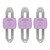 Compact Travel Door Lock, 3-Pack