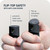 Fast Flip Top Pepper Spray with Attachment Clip