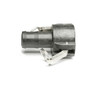 Quick Clamp Hose Coupling - 1.5" Female QC x 1.5" Hose Barb - Polypropylene (156FE-150NY)