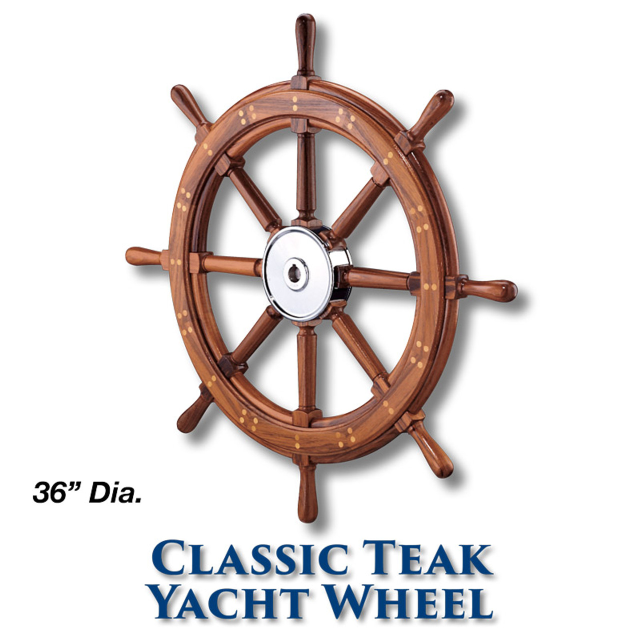 classic yacht wheel