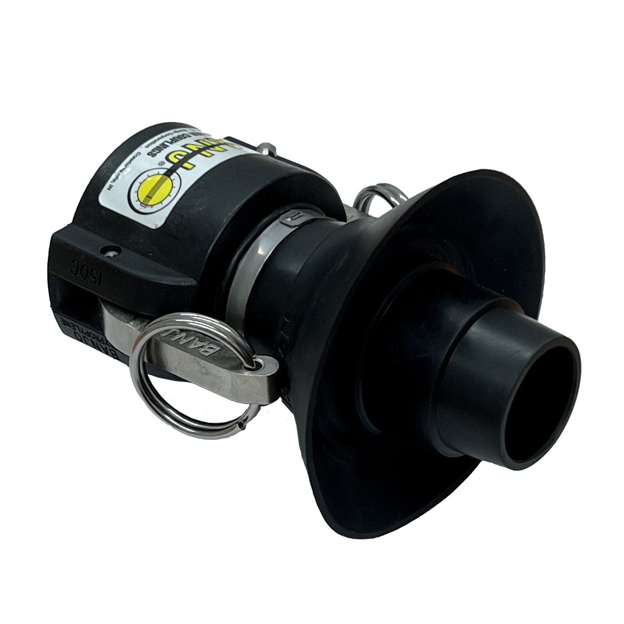 Pumpout Nozzle w/Splash Guard - MA Quick Clamp 1-1/2