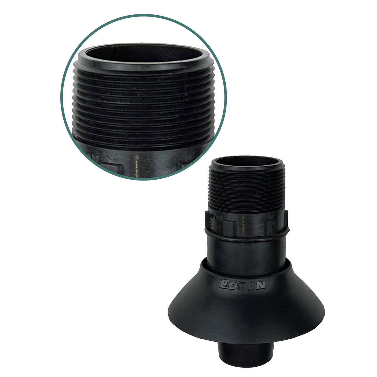 Pumpout Nozzle with Splash Guard X 1.5