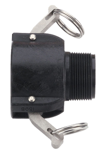 Quick Clamp Adapter - 1.5" Female QC x 1.5" Male NPT - Polypropylene (152FM-150NY) Quick Clamp Adapter - 1.5" Female QC x 1.5" Male NPT - Polypropylene (152FM-150NY)