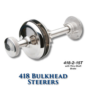 418 Bulkhead Steerer - 15 Tooth Sprocket - Tapered Shaft (With Brake)