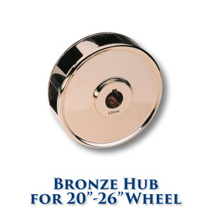 Bronze Hub for 20-inch to 26-inch Dia. Wheels