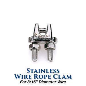 Thin Wire Net Clips Stainless