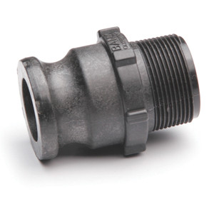Quick Clamp Adapter - 1.5" Male QC x 1.5" Male NPT - Polypropylene (157MM-150NY) Quick Clamp Adapter - 1.5" Male QC x 1.5" Male NPT - Polypropylene (157MM-150NY)