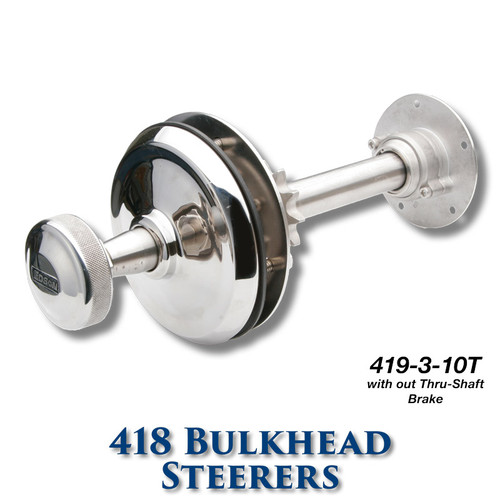 418 Bulkhead Steerer - 10 Tooth Sprocket - Tapered Shaft (Less Brake) 418 Bulkhead Steerer - 10 Tooth Sprocket - Tapered Shaft (Less Brake)