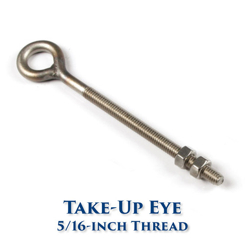 Stainless Take-Up Eye - 5/16-inch Bolt