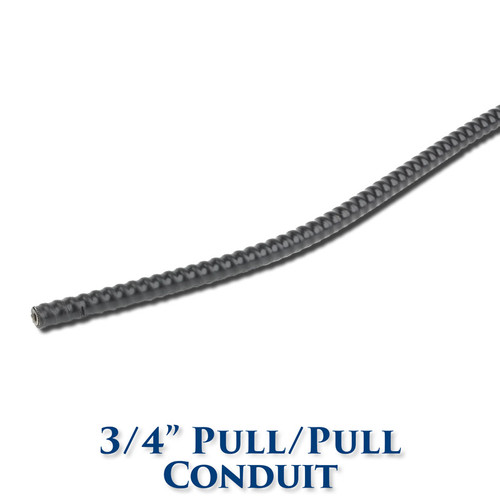 3/4" Pull/Pull Conduit by the Foot for 3/16" and 1/4" Wire Rope