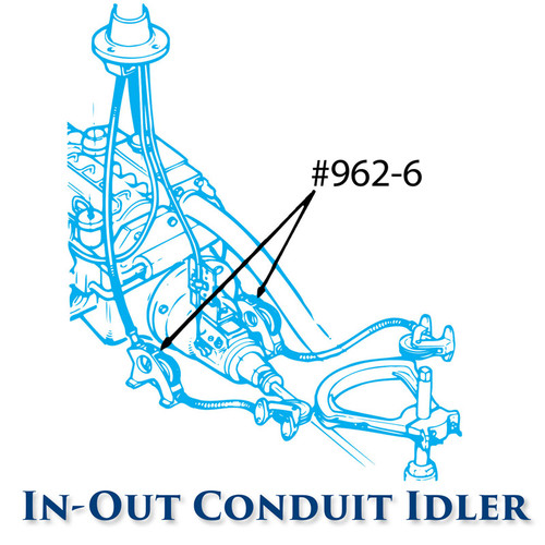 In-Out Conduit Idler - 6" Sheave In-Out Conduit Idler - 6" Sheave