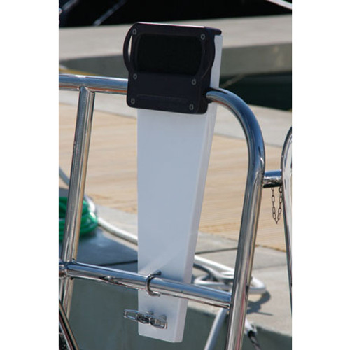 Stern Rail Outboard Motor Mount - Aluminum for 1-1/4" Railings