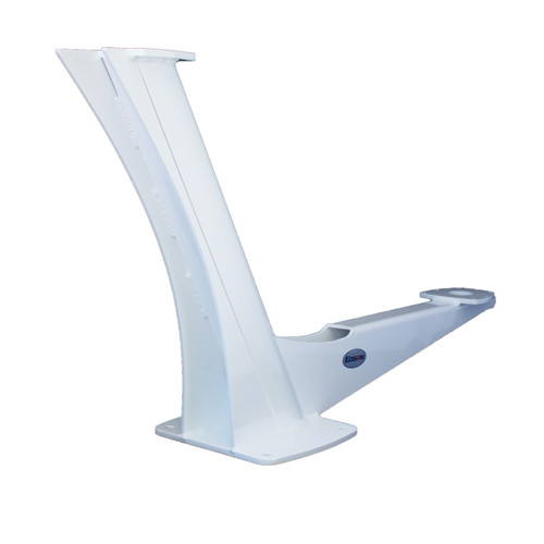 Dual 24in Aft Angled Vision Mount (4' Open Array, Sat Domes/Radomes) (68250)