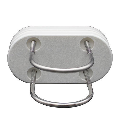 Rail Support Bracket for 2-3/8" Standard Radar Mast - 1-inch Railing Rail Support Bracket for 2-3/8" Standard Radar Mast - 1-inch Railing