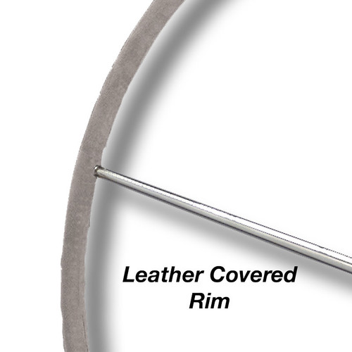 Leather Covered Rim Sailboat Destroyer Wheel Leather Covered Rim Sailboat Destroyer Wheel