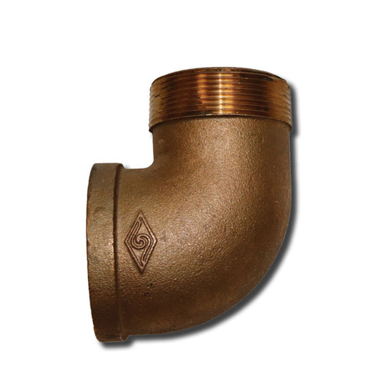 Plumbing  -Elbow, 90 Degree, Street 1.5" Bronze (160-A-1711-150)