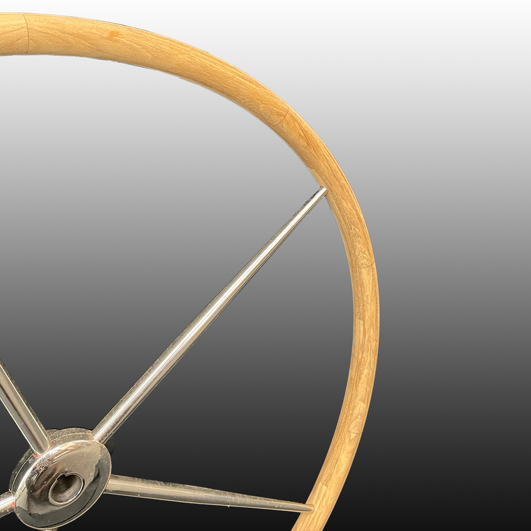 Teak Rim Destroyer Wheel - Straight Hub