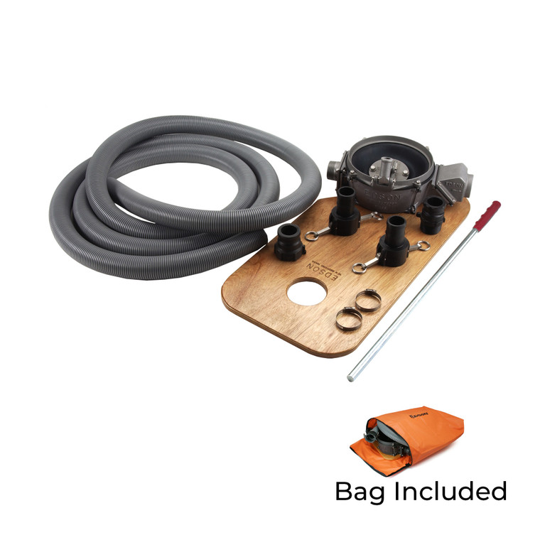 Aluminum Portable Pump Kit - 30GPM (2" Intake/Discharge) with Bag (165AL-30-2-KIT)