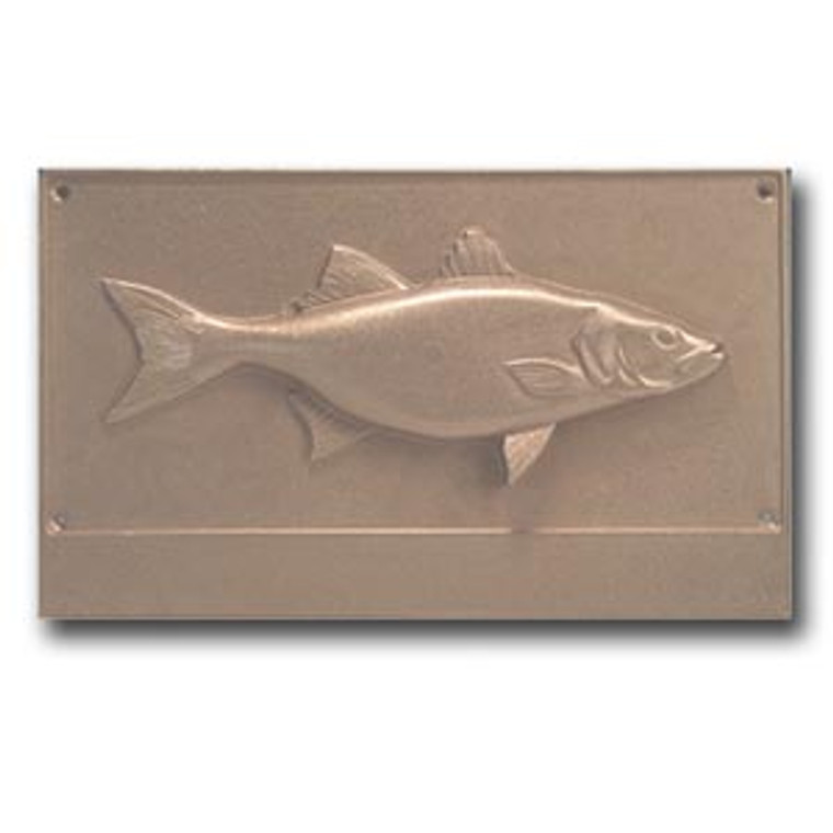 Striped Bass - Bronze Housemarker