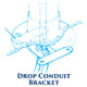 Drop Conduit Bracket