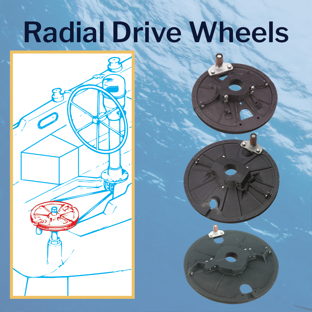 Radial Drive wheels. Link to Radial Drive Wheel page.