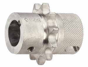 Edson Marine: Brass Double Hub Sprocket - 11 Tooth for 5/8” #50