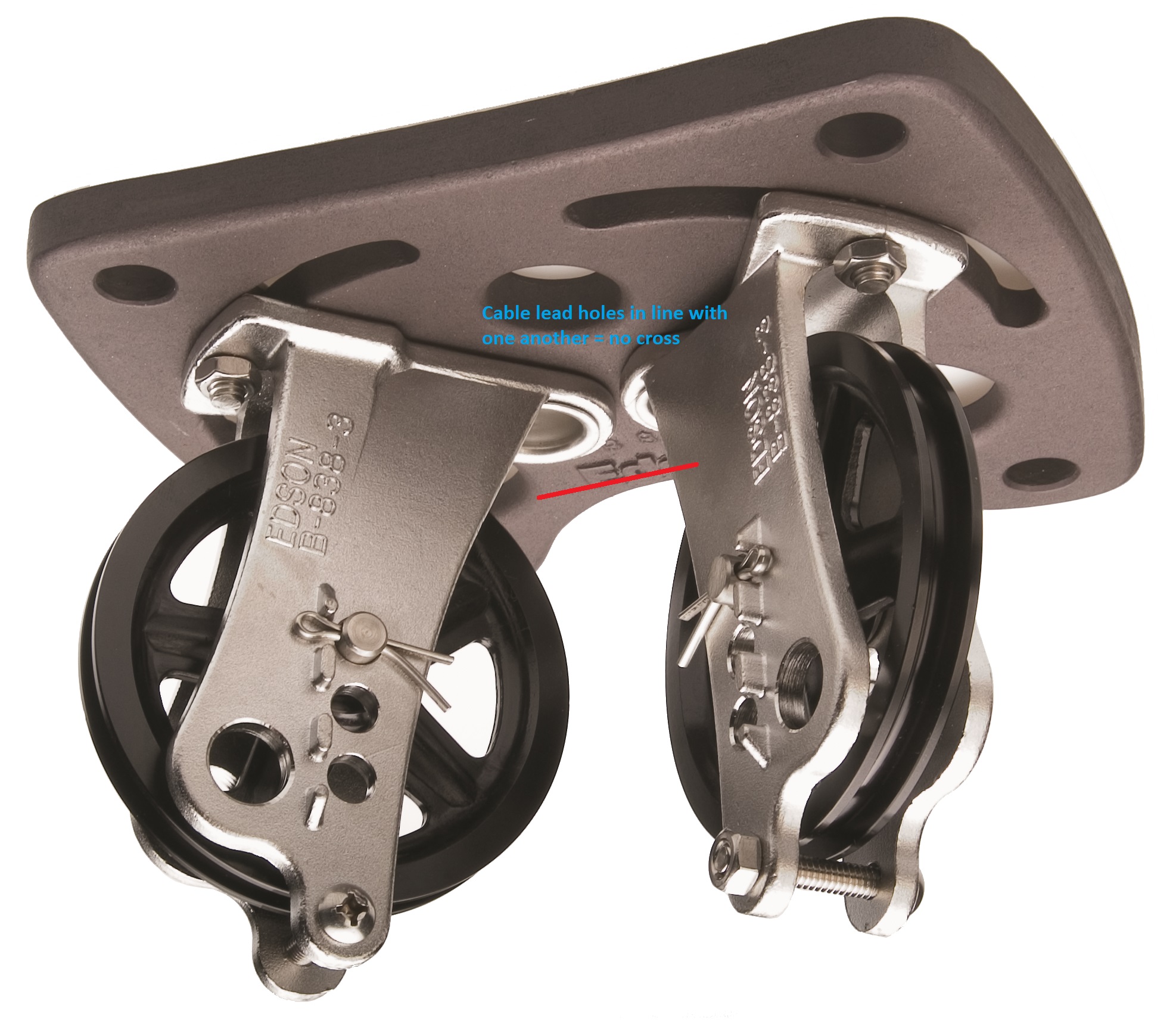 Centering your steering Edson Marine