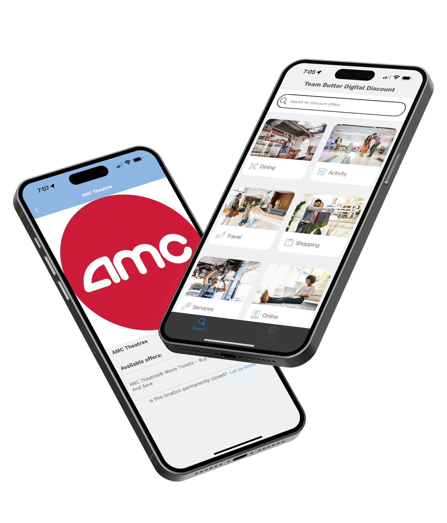 a screenshot of the team butter digital coupon application