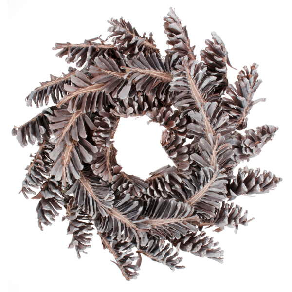 Frosted Pinecone Wreath