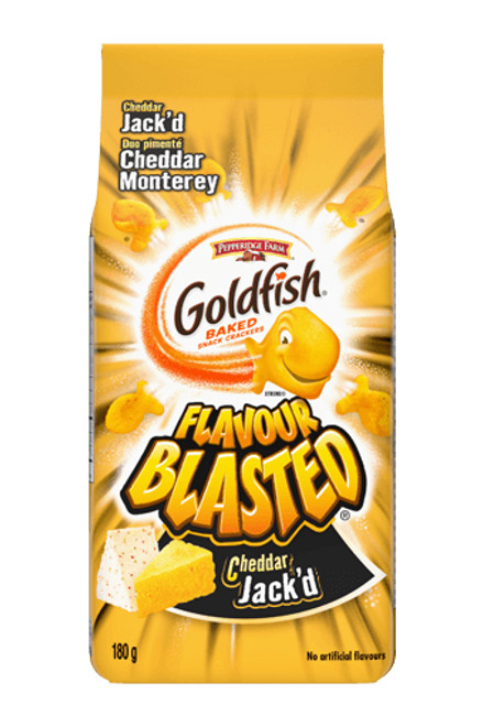 Goldfish Crackers Cheddar Jacked 180g