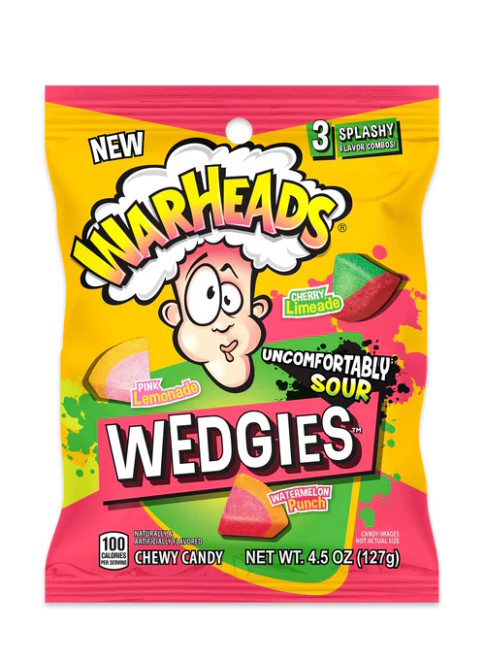 Warheads Wedgies Uncomfortable Sour 127g
