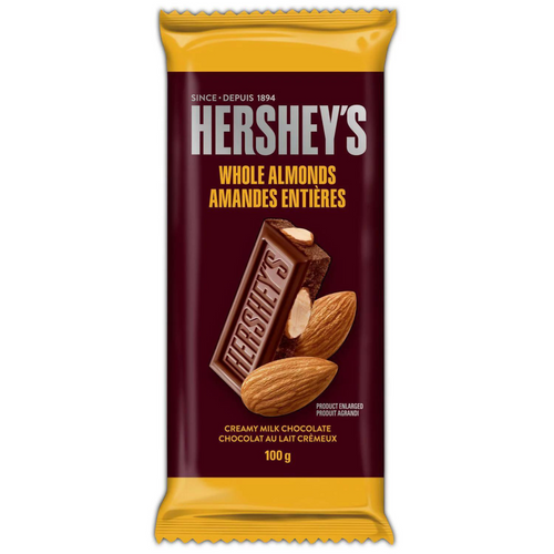 Hershey's Whole Almond Chocolate 100g