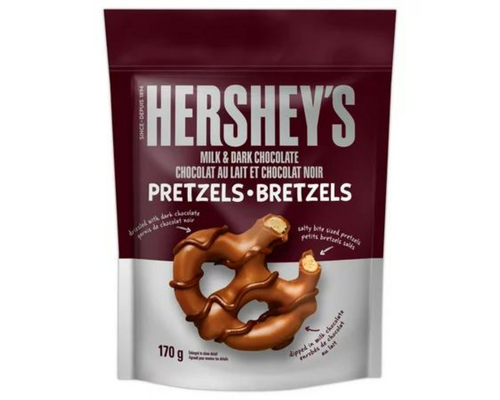 Hershey's Pretzels Milk And Dark Chocolate 170g