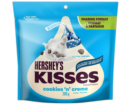Hershey's Cookie and Creme Kisses 200g