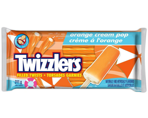 Twizzlers Filled Twists Orange Cream Pop 311g