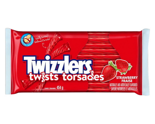 Twizzlers Twists Strawberry 454g