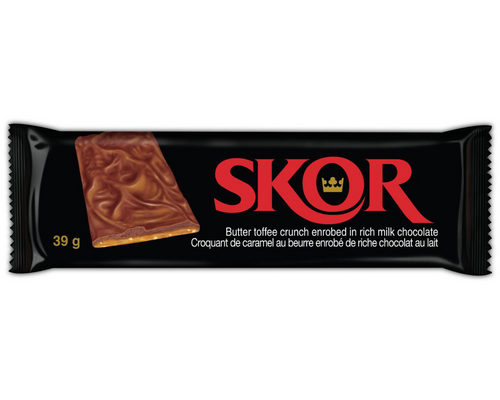 Skor Crunchy Butter & Milk Chocolate Candy (39g)