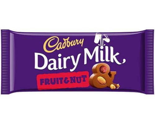 Dairy Milk Fruit and Nut Bar 36g