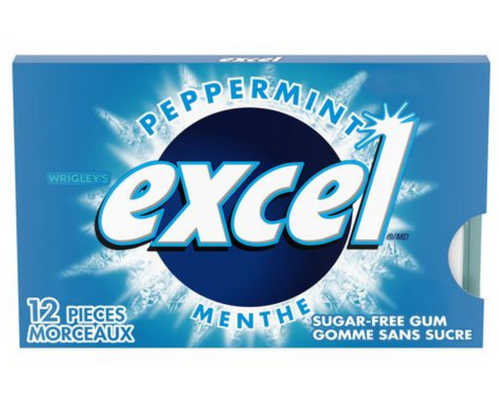 Excel Peppermint 12 Pcs