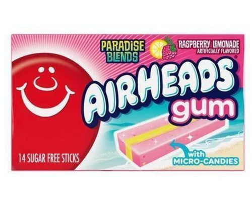 Air Heads Gum Raspberry Lemonade 14 Sticks