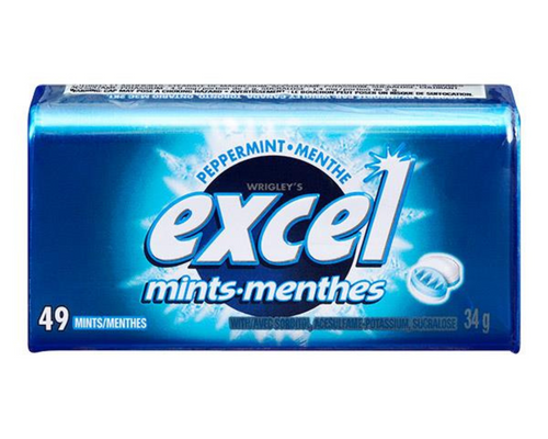 Excel Mints Peppermint 34g