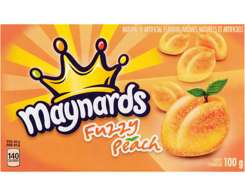 Maynards Fuzzy Peach 100g