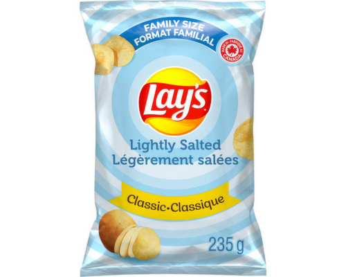 Lays Lightly Salted Family Size 235g