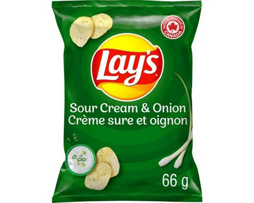 Lays Sour Cream & Onion 66g