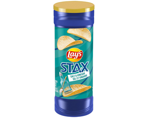 Lays Stax Salt & Vinegar 155g