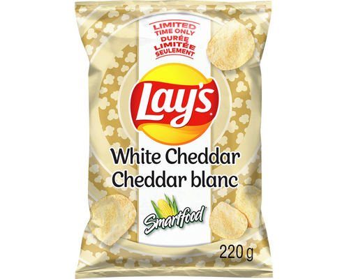 Lays White Cheddar 220g