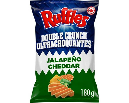 Ruffles Double Crunch Jalapeno Cheddar 180g